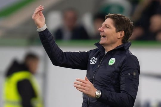 Wolfsburg-Coach Oliver Glasner war im Training unzufrieden mit seinem Team.