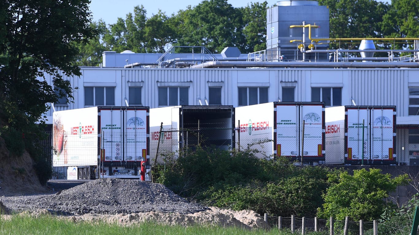 Schlachtbetrieb Westfleisch in Coesfeld: Die Bundesregierung hat nun Werkverträge in der Industrie verboten.