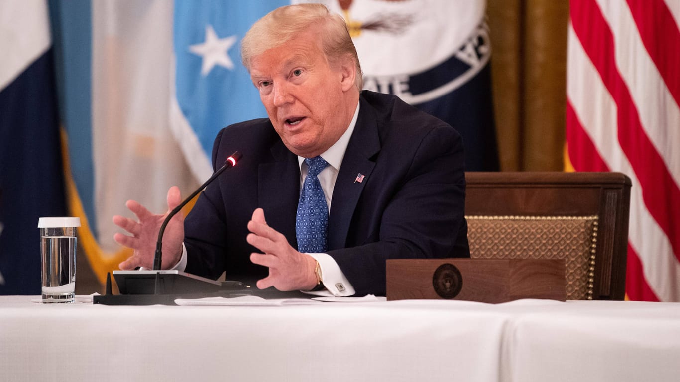 US-Präsident Trump: Die USA sind weltweit am stärksten von der Corona-Krise betroffen.