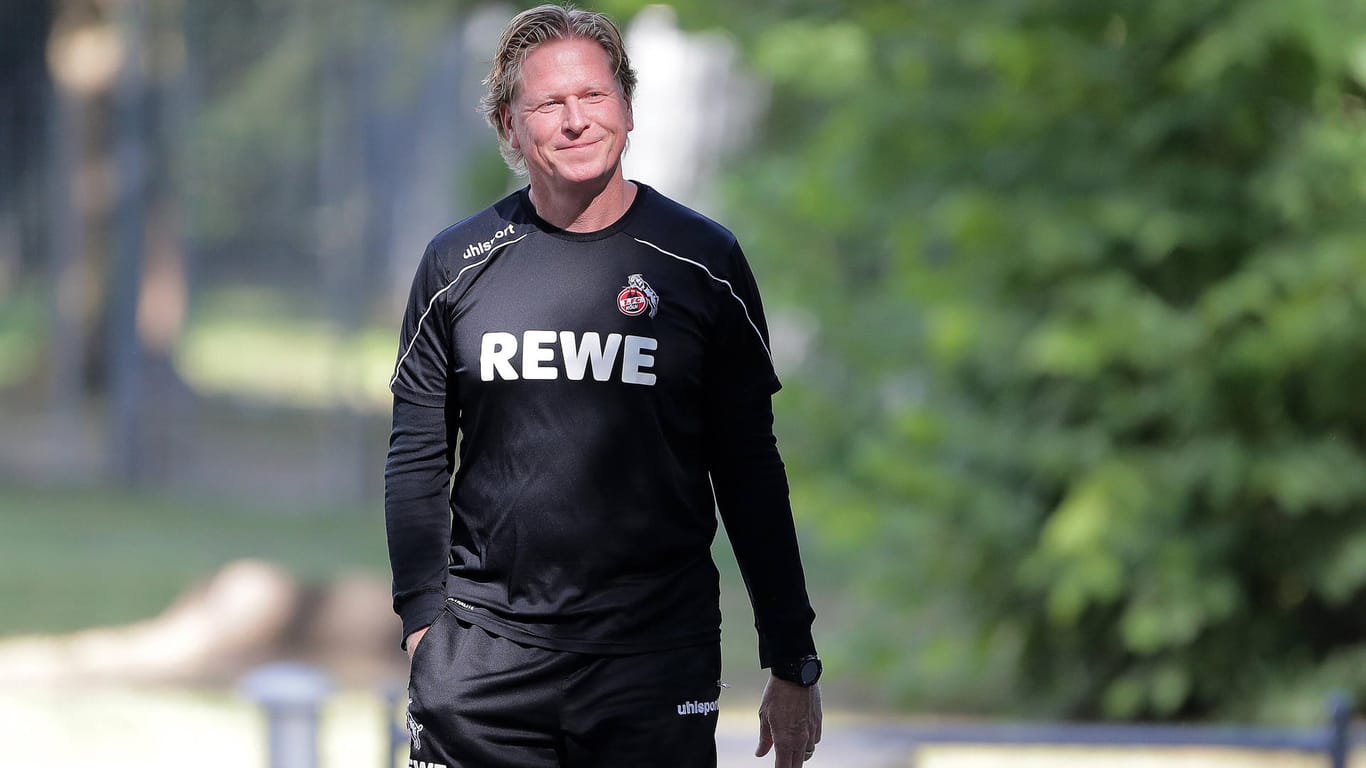 Kölns Trainer Markus Gisdol: Er hat von Dieter Müller Lob bekommen.