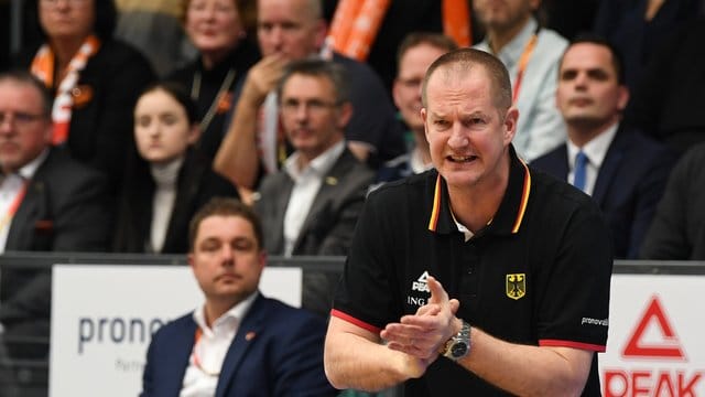 Soll Deutschlands Basketballer noch Tokio führen: Bundestrainer Henrik Rödl. Soll Deutschlands Basketballer noch Tokio führen: Bundestrainer Henrik Rödl.