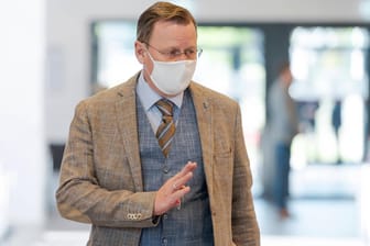 Thüringens Ministerpräsident Bodo Ramelow: Will wieder ohne Maske sein.