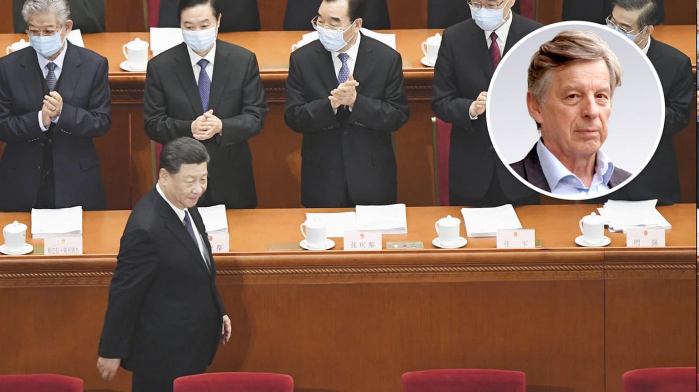 Xi Jinping, Präsident von China, kommt zur Plenarsitzung des chinesischen Volkskongresses: In seiner Rede gab es keine Spur von Selbstkritik.