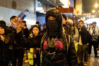 Demonstranten in Hongkong: Die Stimmung bei den regierungskritischen Protesten wird aggressiver.