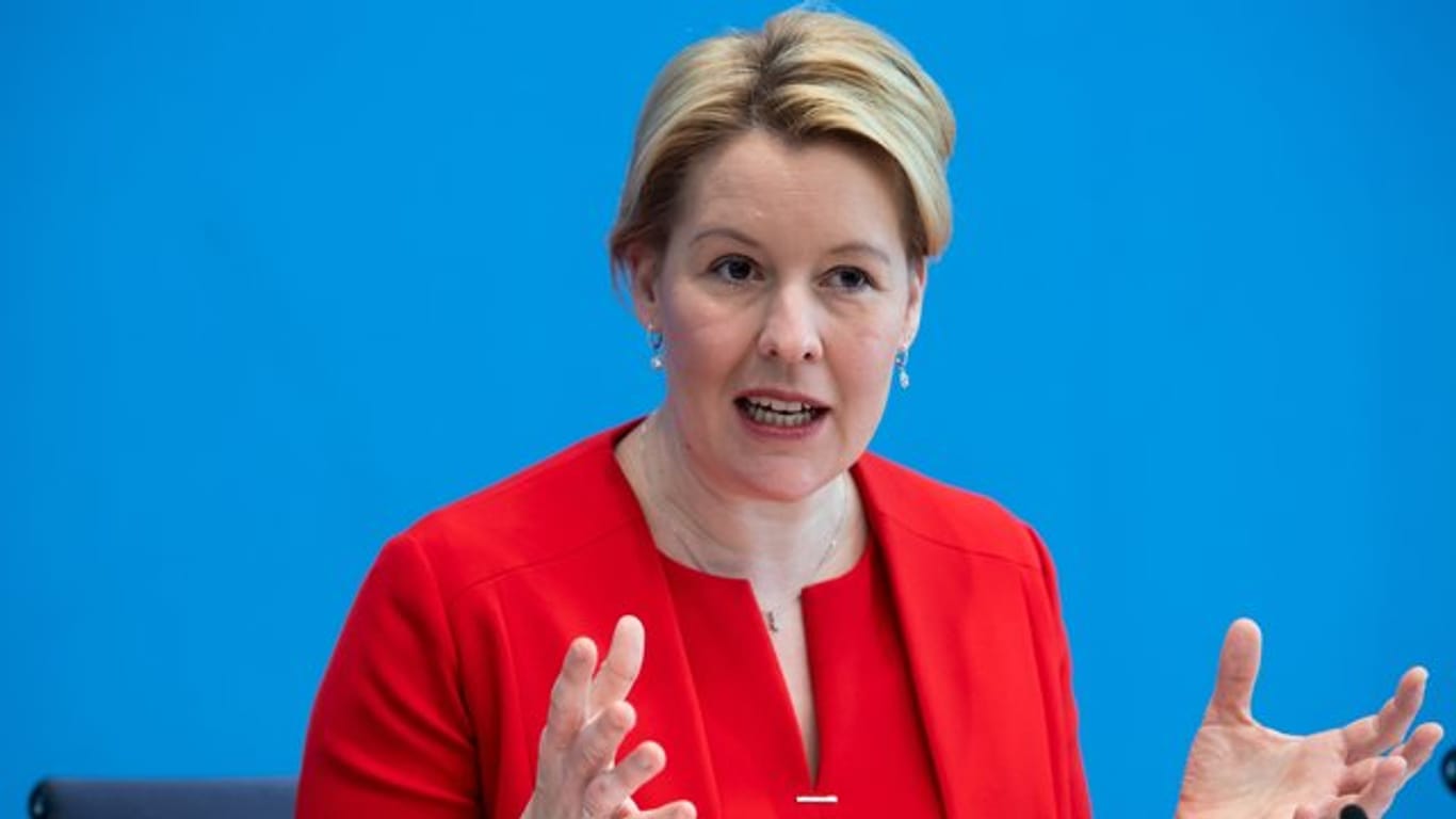 Franziska Giffey von der SPD ist Bundesfamilienministerin.