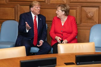 Trump und Merkel am Rande der UN-Vollversammlung 2019: "An erster Stelle steht Deutschland, wegen seiner Wirtschaftsmacht und seiner natürlichen Führungsposition in der EU."