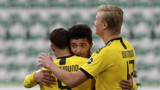 Will mit dem BVB auch gegen die Bayern Grund zum Jubel haben: Erling Haaland (r).
