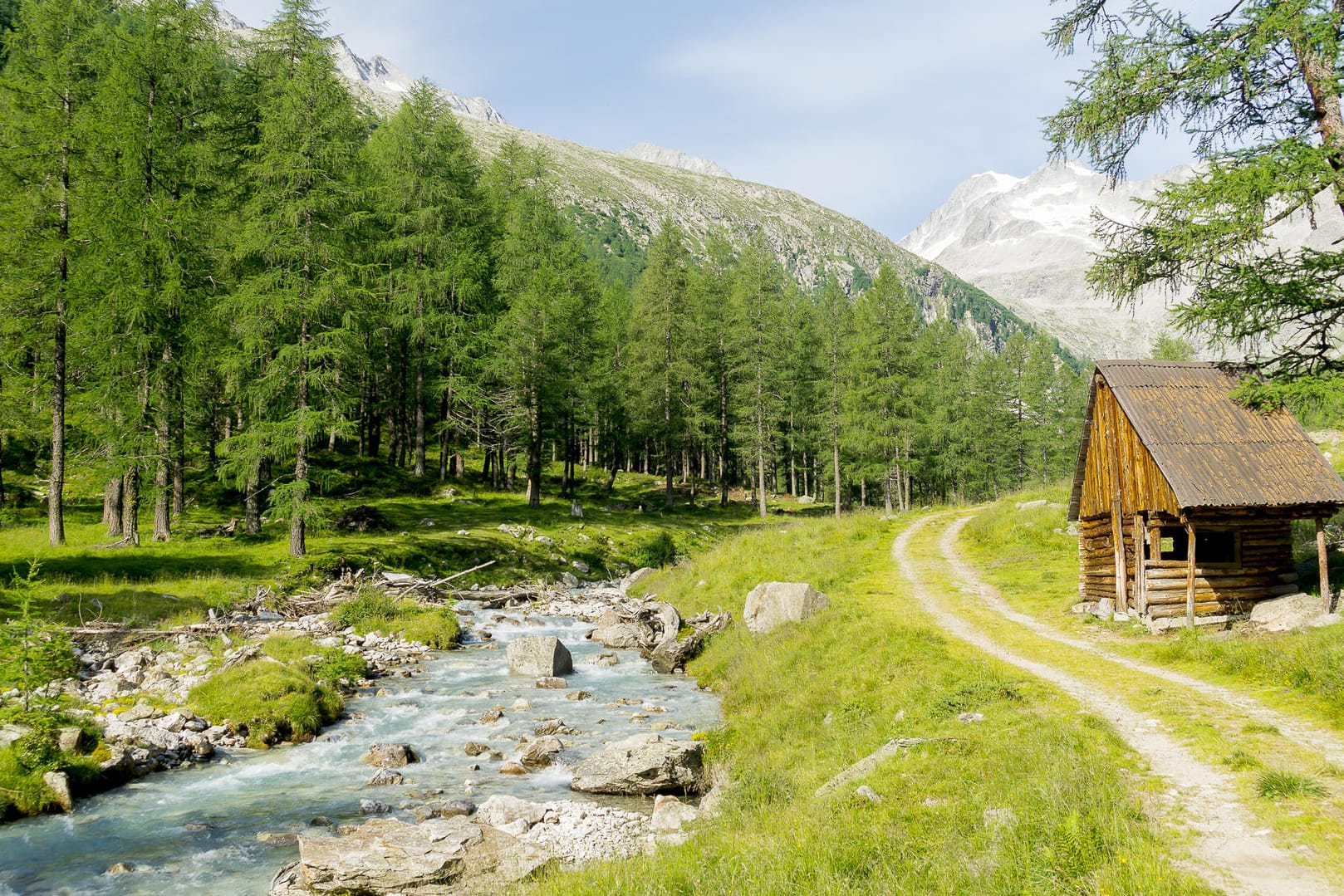 Wandern: Unterwegs zur Barmer Hütte im hinteren Defereggental.