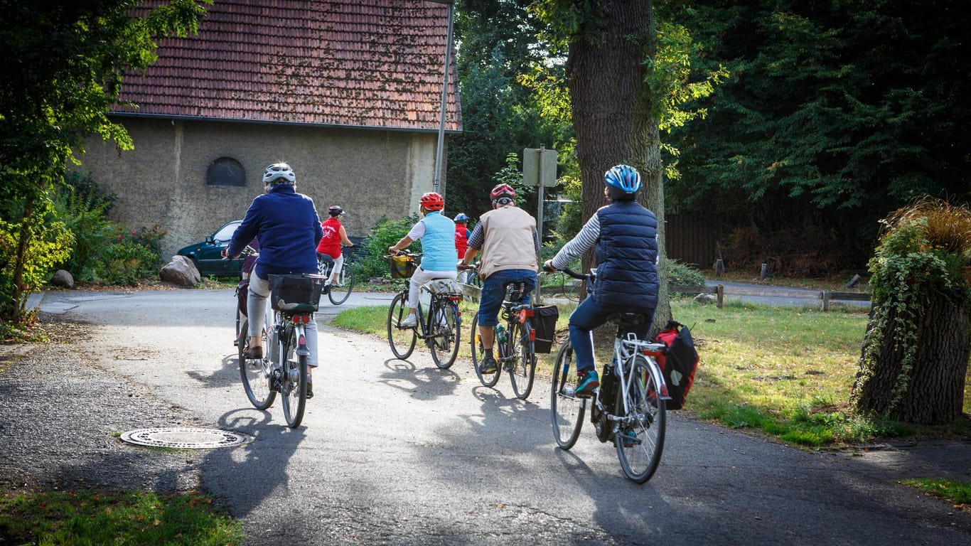 Fahrradfahrer in Bielefeld: Die Stadt beteiligt sich wieder an dem Klimawettbewerb Stadtradeln.