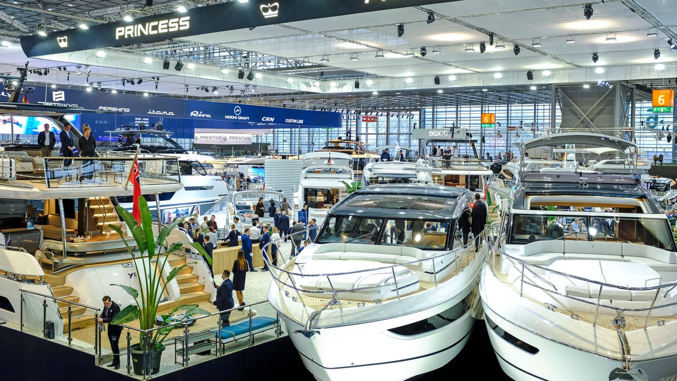 Die Yacht-Messe "Boot" in Düsseldorf: Immer mehr Menschen können sich aufgrund ihres Einkommens größeren Luxus leisten.