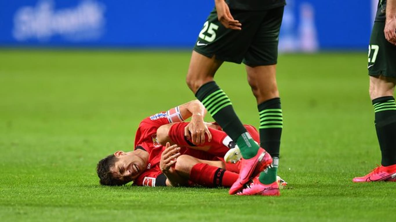 Für Leverkusens Kai Havertz lief das Spiel gegen den VfL Wolfsburg überhaupt nicht gut.