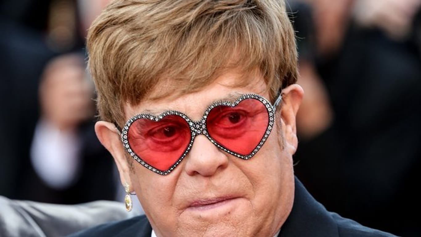 Elton John bei der Premiere des Films "Rocketman" in Cannes.