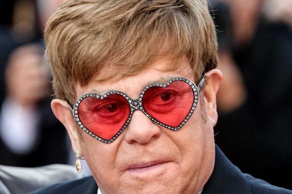 Elton John bei der Premiere des Films "Rocketman" in Cannes.