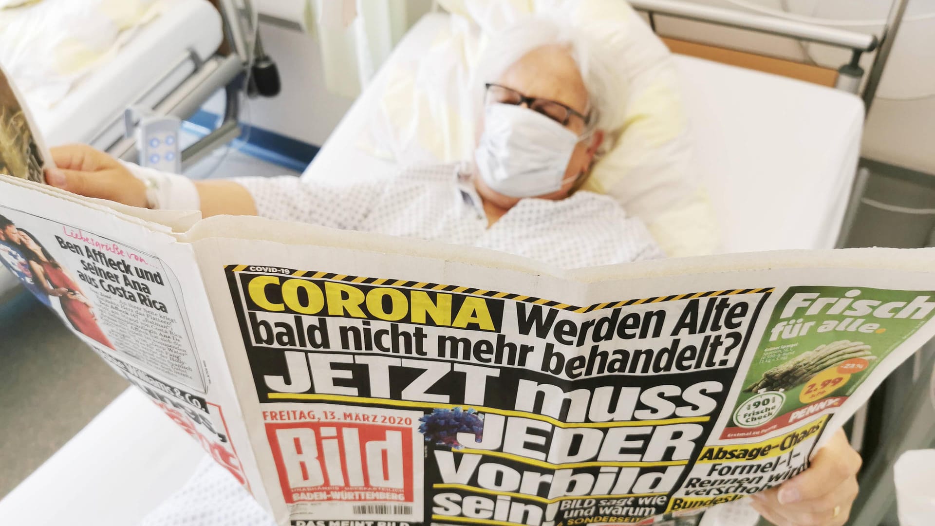 Die "BILD" im Fokus: "Jetzt muss jeder Vorbild sein", titelte sie im März und fragte, ob Alte bald nicht mehr behandelt werden. Inzwischen gibt es in der Zeitung nach Ansicht von Medienexperten eine Kampagne, um Virologen Christian Drosten und dessen Ratschläge zu diskreditieren. (Symbolfoto)