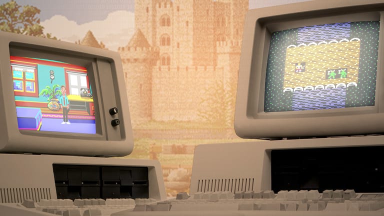 Alte Computer mit Retrospielen: Diese Games aus den 80ern können Sie heute noch spielen.