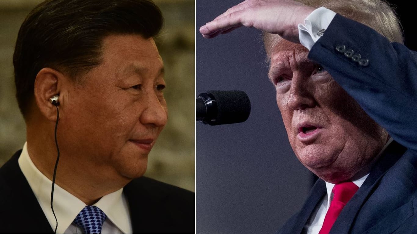 Chinas Staats- und Parteichef Xi Jinping fordert die amerikanische Macht von US-Präsident Trump heraus.