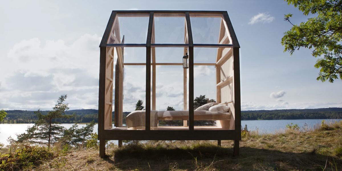 Glashaus: Die Architektin hat sich von den Scheunen und Bauernhäusern in Dalsland inspirieren lassen.