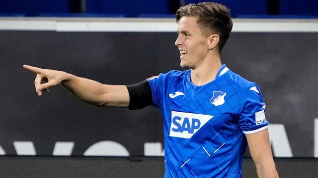 Hoffenheims Christoph Baumgartner machte gegen den 1.