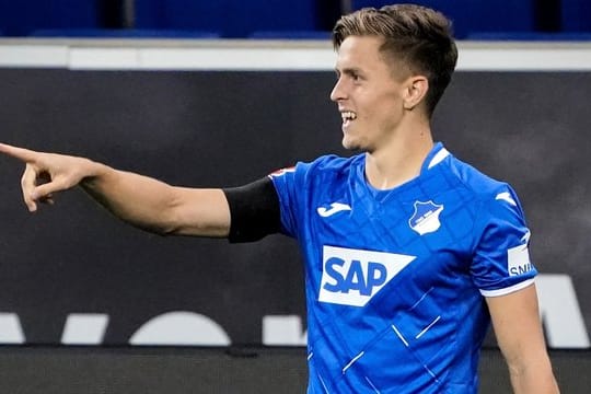 Hoffenheims Christoph Baumgartner machte gegen den 1.