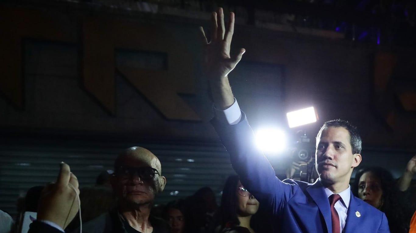 Juan Guaidó: Er ist als Parlamentspräsident bestätigt worden.