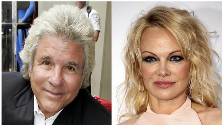 Es war nur ein kurzer Moment: Jon Peters und Pamela Anderson.