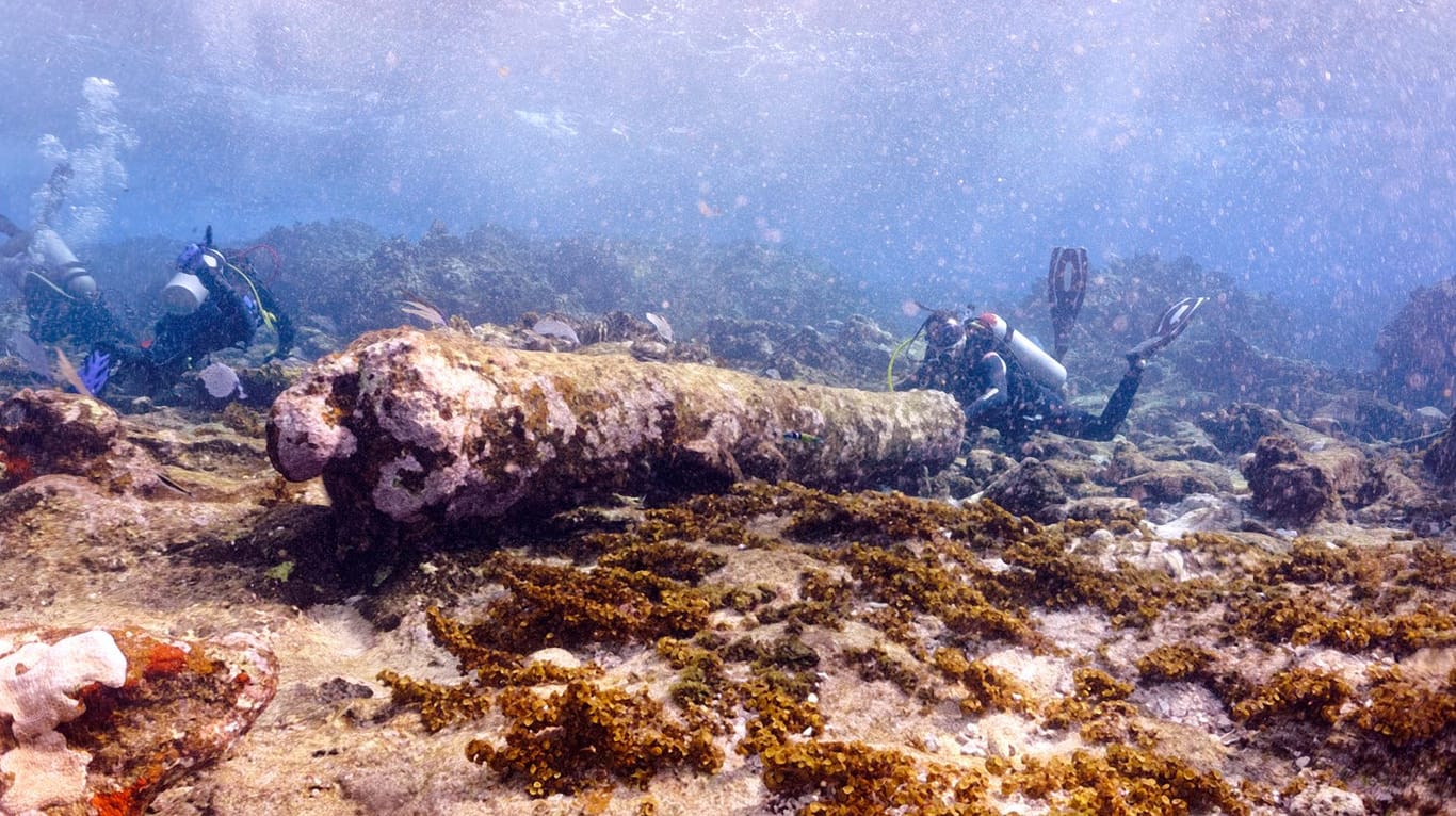 Vor der mexikanischen Küsten fanden Unterwasserarchäologen das Wrack eines englischen Schiffs.