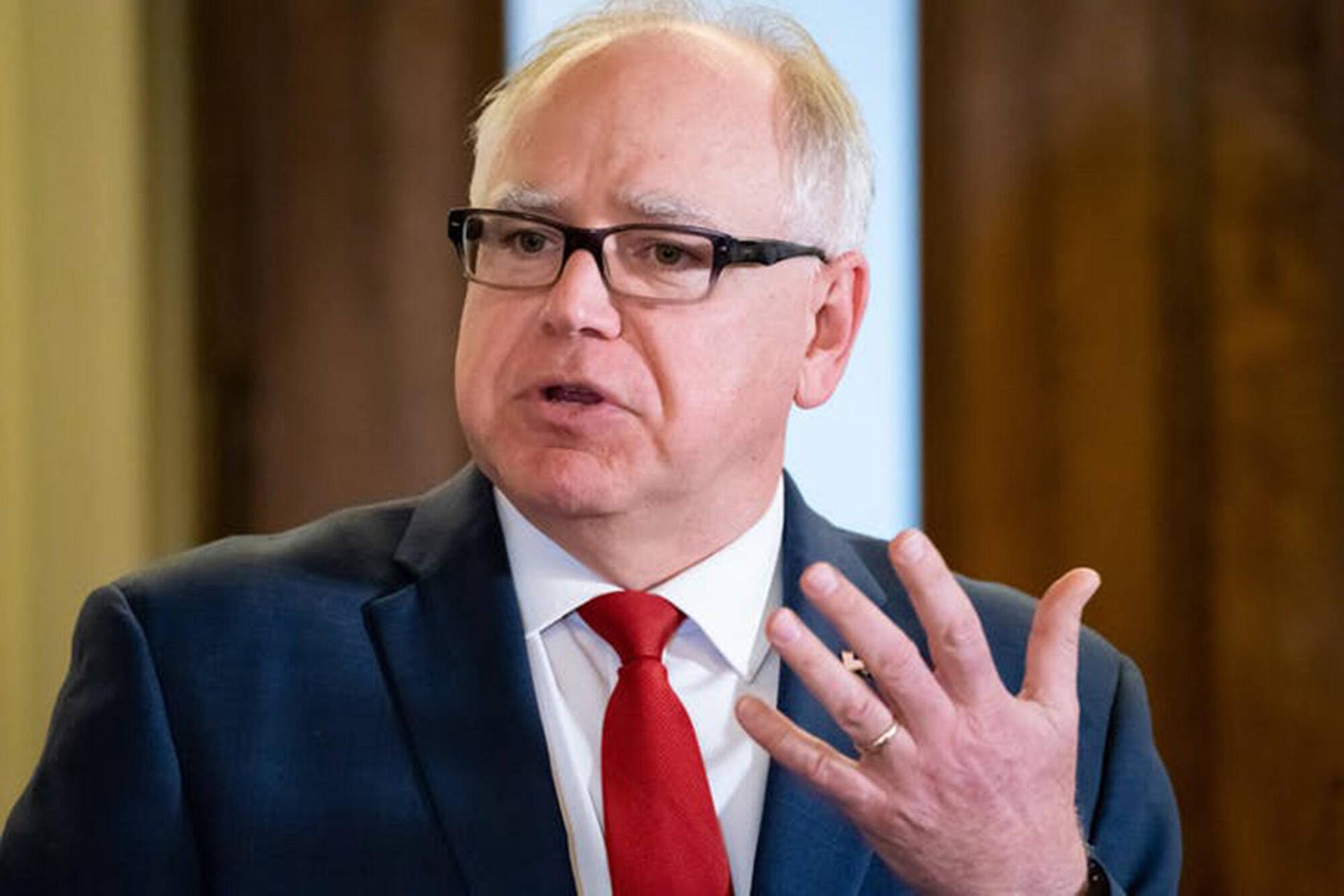 Deutlich: Minnesotas Gouverneur Tim Walz.