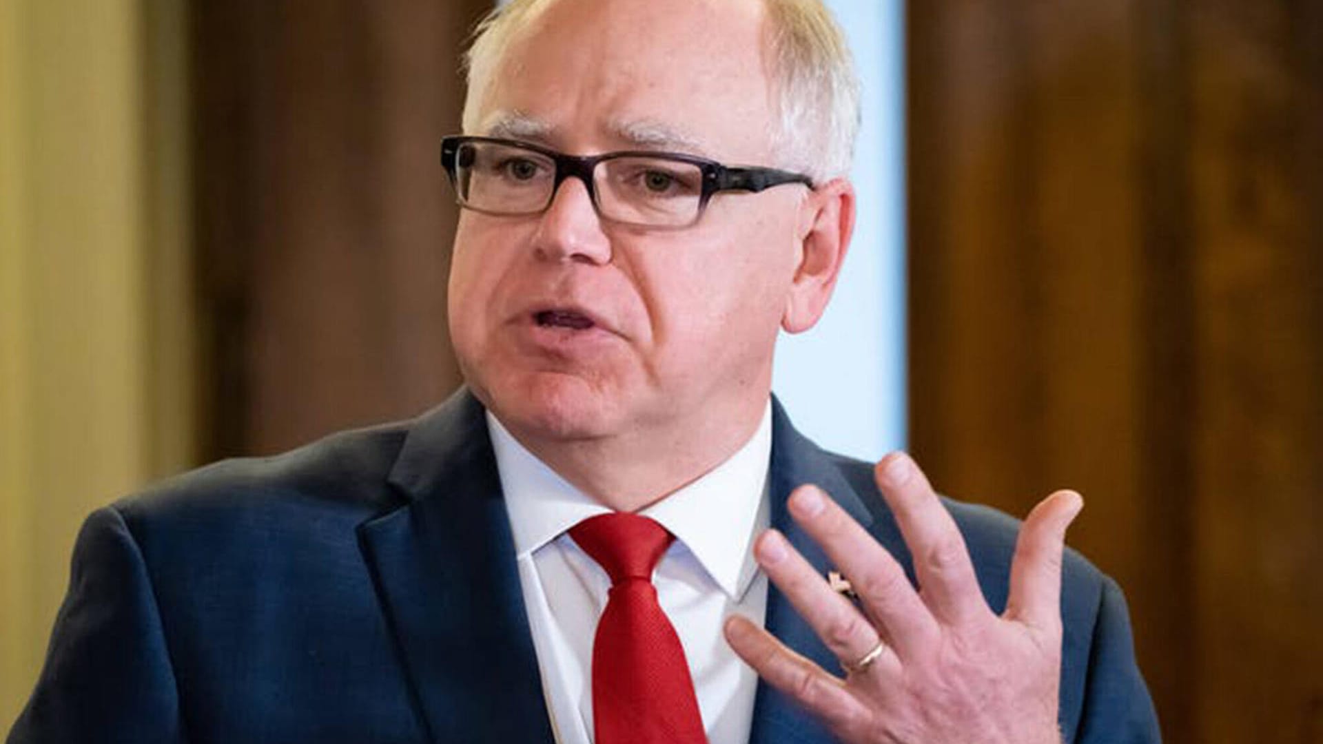 Deutlich: Minnesotas Gouverneur Tim Walz.