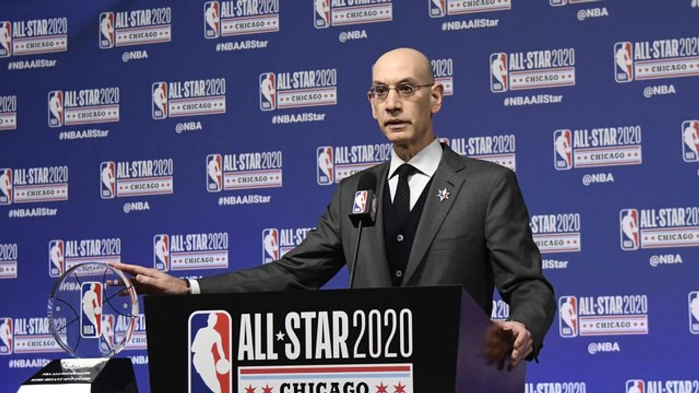 NBA-Commissioner Adam Silve plant den Neustart nach der Corona- Pandemie.