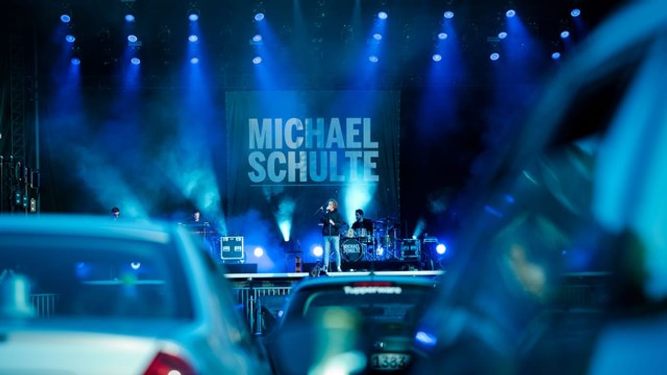 Michael Schulte hat sich gefreut, endlich wieder auf einer Bühne stehen zu können.