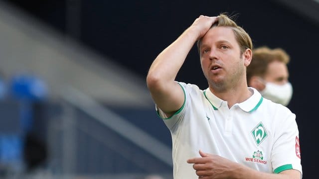 Werder Bremen cheftrainer, Florian Kohfeldt.