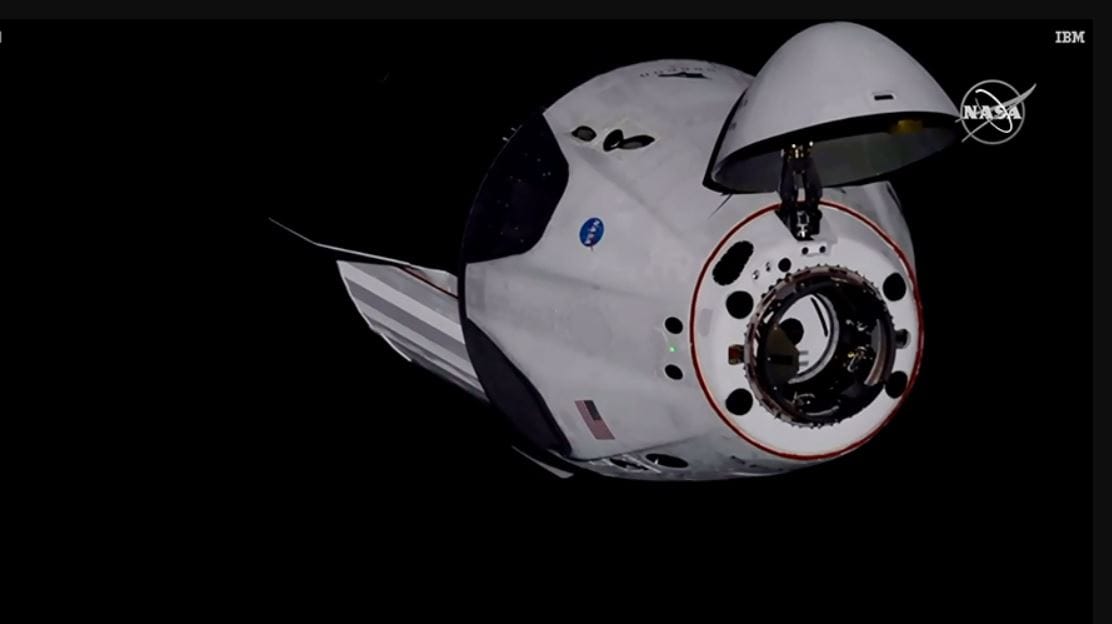 Falcon-9-Rakete: Sie ist an der Internationalen Raumstation (ISS) angekommen.