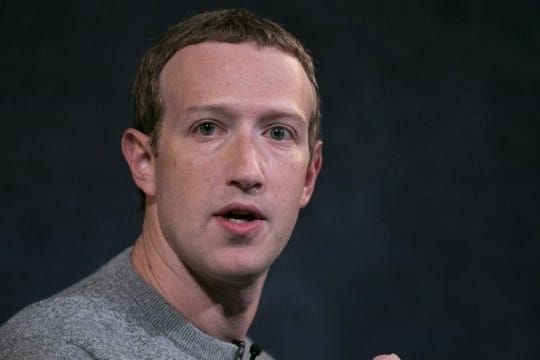 Mark Zuckerberg Ende 2019 bei einem Auftritt in New York.