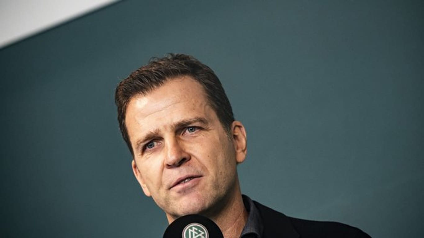Will die Nationalspieler sensibilisiern: Oliver Bierhoff, DFB-Direktor.