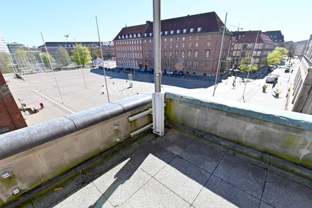 2020 wird der Rathausbalkon in Kiel leer bleiben.