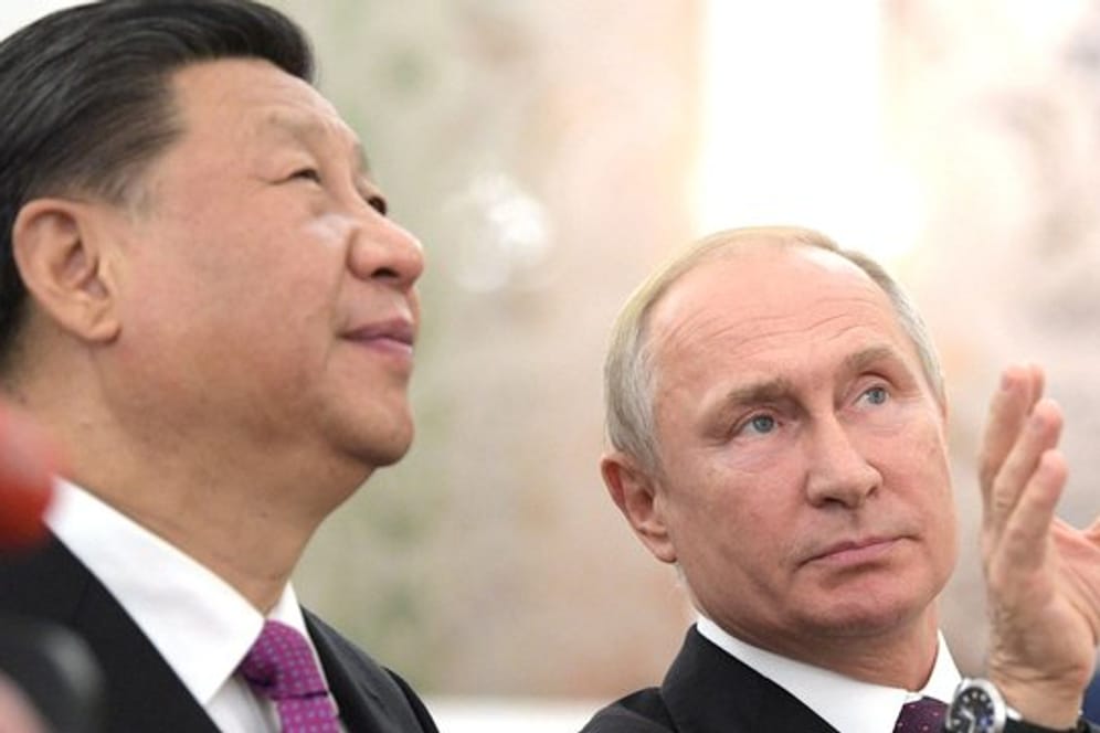 Chinas Präsident Xi Jinping zusammen mit Kremlchef Putin im Sommer 2019 in Moskau.