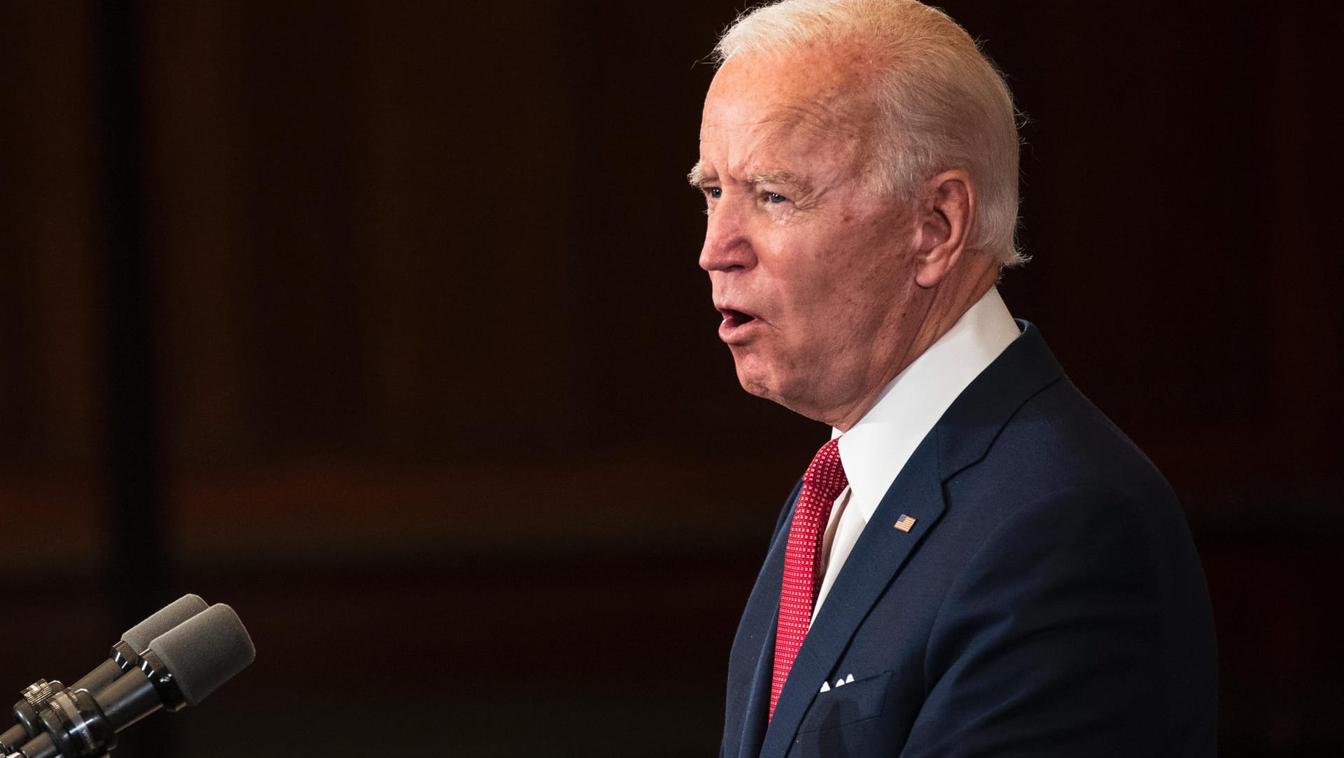 Joe Biden, der designierte Präsidentschaftskandidat der Demokraten: "Wir befinden uns in einer Schlacht um die Seele dieser Nation."