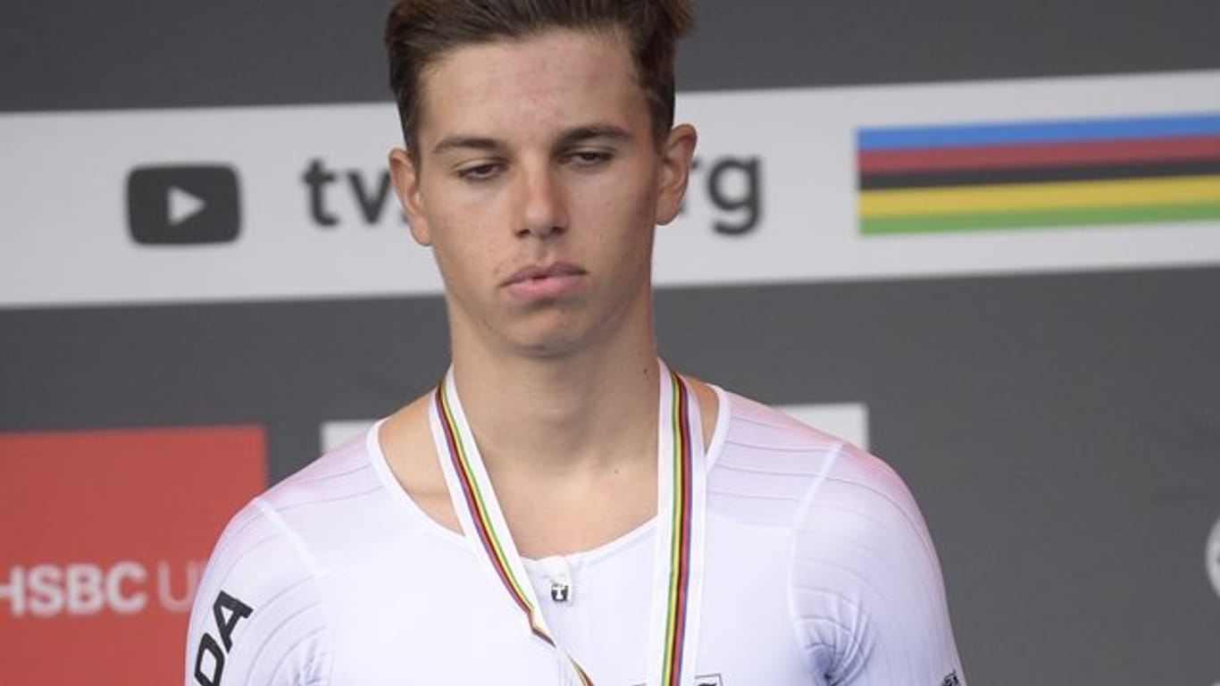 Marco Brenner holte 2019 die Bronzemedaille im Zeitfahren bei der WM in Harrogate.
