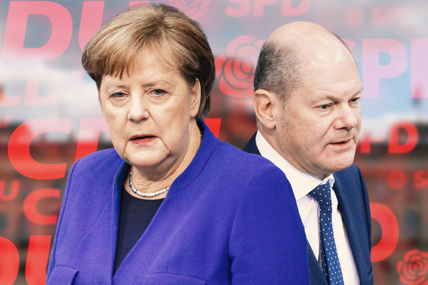 Angela Merkel und Olaf Scholz: Die Einigkeit der Großen Koalition bröckelt.