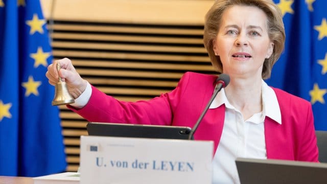 Ursula von der Leyen, Präsidentin der Europäischen Kommission, hatte gerechte Mindestlöhne für Arbeitnehmer in der EU versprochen. Ursula von der Leyen, Präsidentin der Europäischen Kommission, hatte gerechte Mindestlöhne für Arbeitnehmer in der EU versprochen.