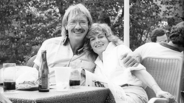 Werner Böhm und Mary Roos 1983: Mit ihr war er in zweiter Ehe verheiratet.