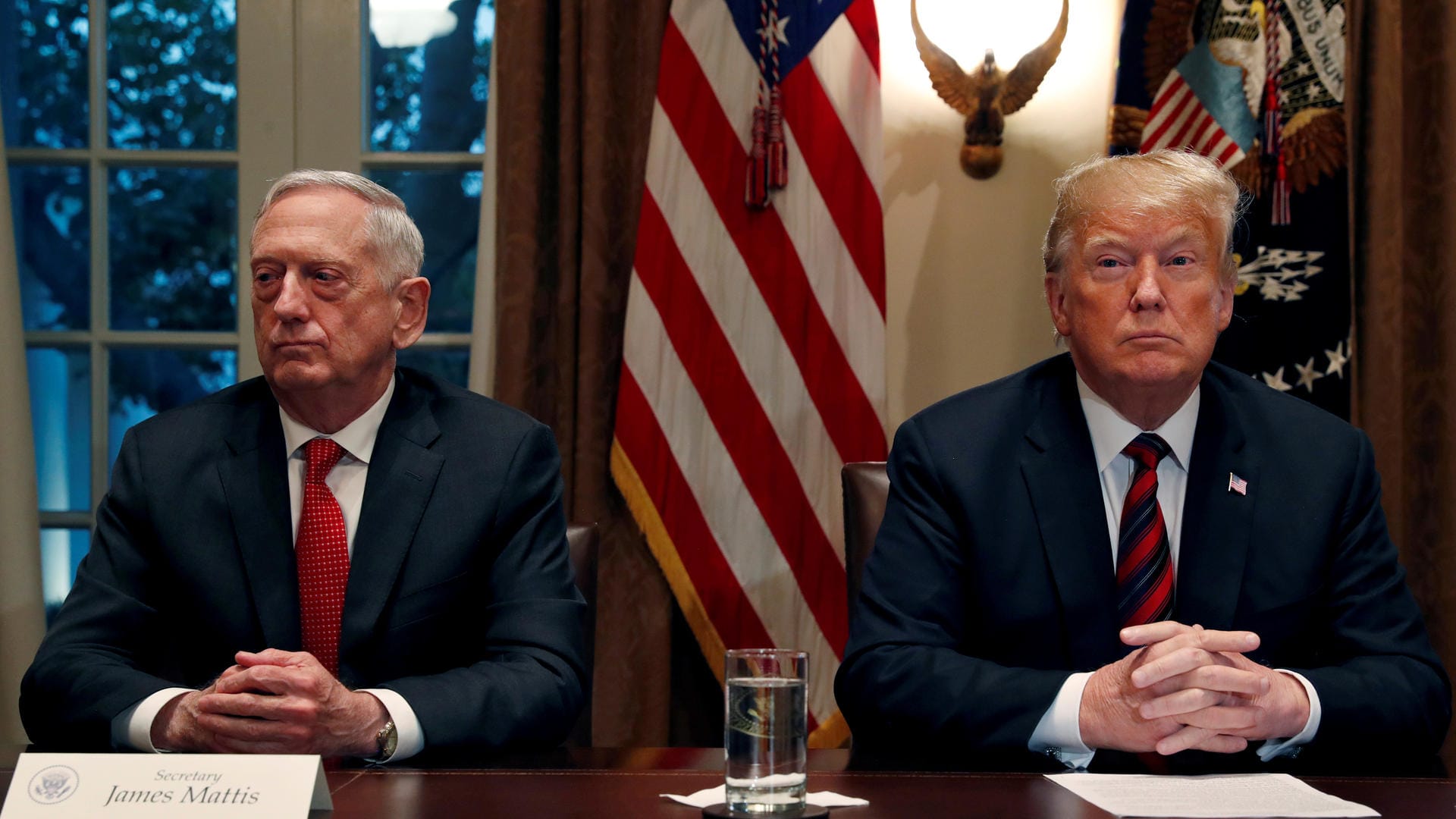 James Mattis und Donald Trump: "Wir sind Zeugen der Konsequenzen von drei Jahren ohne reife Führung", schrieb der pensionierte General Mattis über Trumps Politik.