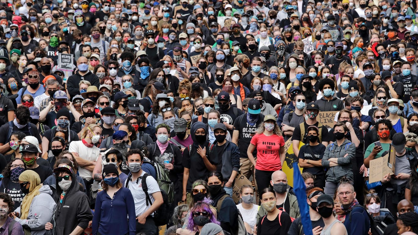 In den ganzen USA gibt es Proteste gegen Rassismus und Polizeigewalt. (Symbolfoto)