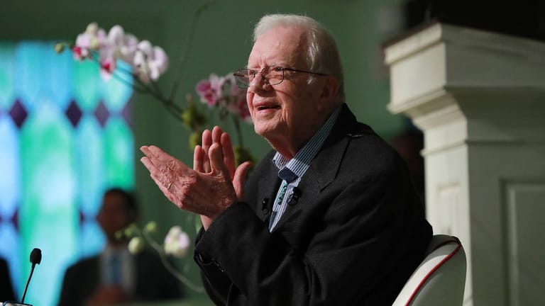 Jimmy Carter: Er ist der älteste noch lebende ehemalige US-Präsident.