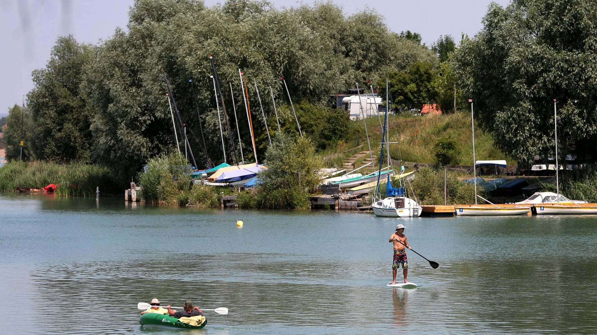 Der Alperstedter See: Zeitweise galt auch er als gefährlicher Ort in Thüringen.