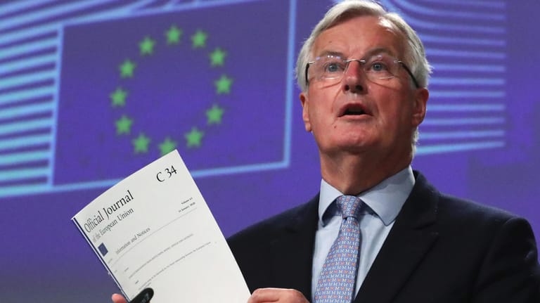 EU-Unterhändler Michel Barnier: Der Franzose scheint ernüchtert – auch David Forst, der für die Briten verhandelt, zeigt sich unzufrieden mit den Verhandlungen.