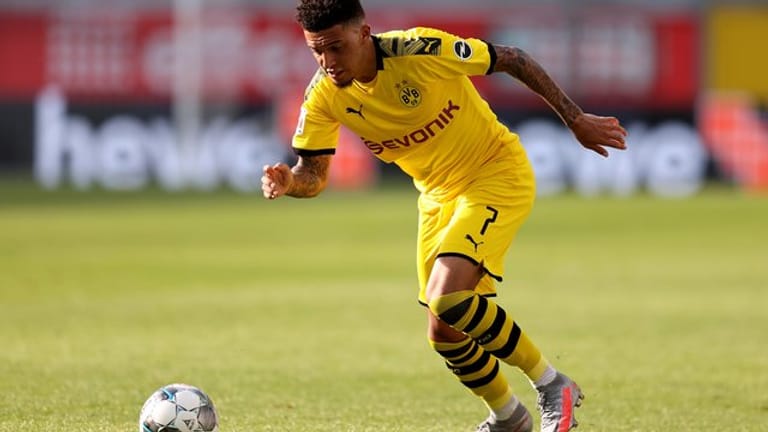 Bekam eine Geldstrafe der DFL: Jadon Sancho von Borussia Dortmund.