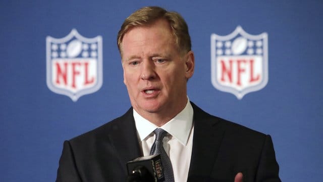 Ohne schwarze Spieler gebe es die NFL nicht, sagt Roger Goodell.