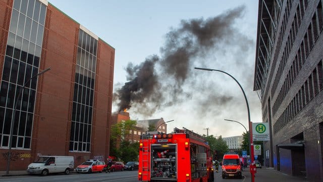 Feuer in alter Holstenbrauerei