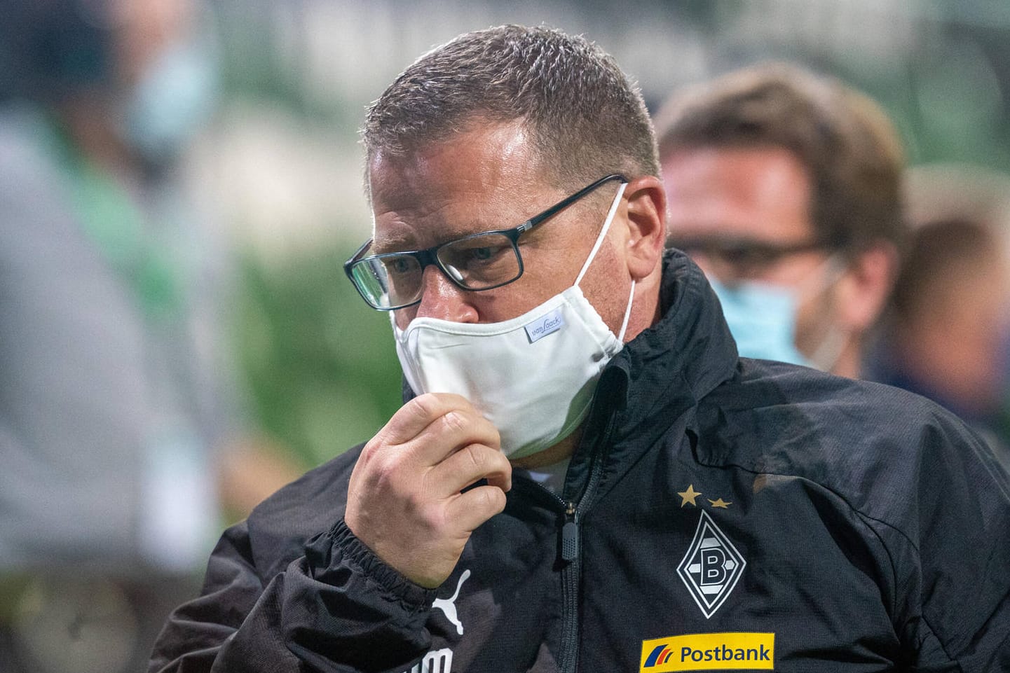 Max Eberl: Der Gladbacher Manager musste die Partie gegen Freiburg nach einer Roten Karte verlassen.